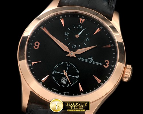 예거 르쿨트르 Master Duo Time RG/LE Black Asian 2824 -JL068E