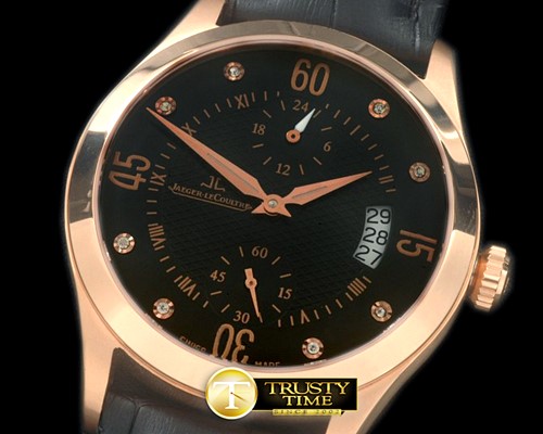 예거 르쿨트르 Master Duo Time RG/LE Black Asian 2824 -JL068G