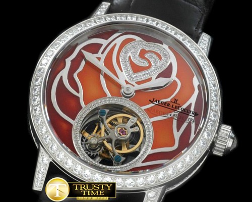 예거 르쿨트르 Haute Rose Tourbillon SS/LE Red Flying Tourbillon -JL071B