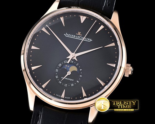 예거 르쿨트르 Master Ultra Thin Moon RG/LE Black Asia 23J -JL085C