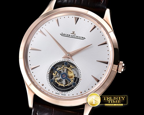 예거 르쿨트르 Master Ultra Thin Tourbillon RG/LE White -JL088A