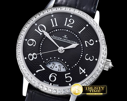 예거 르쿨트르 RendezVous Date Diams Ladies SS/LE Black MY9015 Mod -JL097E