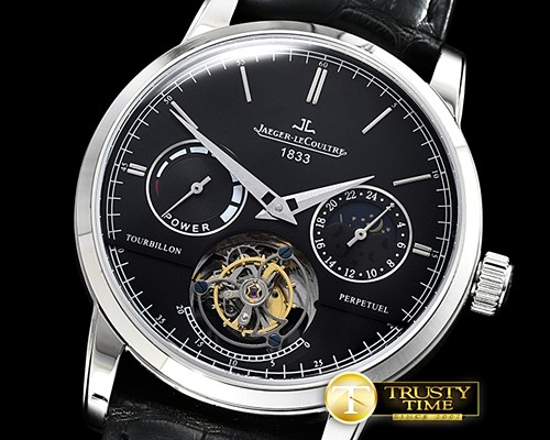 예거 르쿨트르 Master Complications Tourbillon SS/LE Black Tourbillon -JL115A