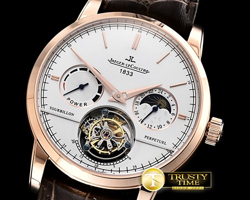 예거 르쿨트르 Master Complications Tourbillon RG/LE White Tourbillon -JL116B