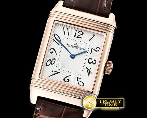 예거 르쿨트르 JL Reverso Mens RG/LE White/Num MY8215 Mod -JL124D