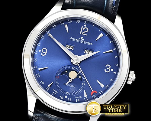 예거 르쿨트르 Master Calendar Moonphase SS/LE Blue OMF MY9015 Mod -JL126