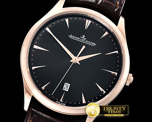 예거 르쿨트르 Master Ultra Thin Date RG/LE Black ZF 1:1 MY9015 Mod -JL131A