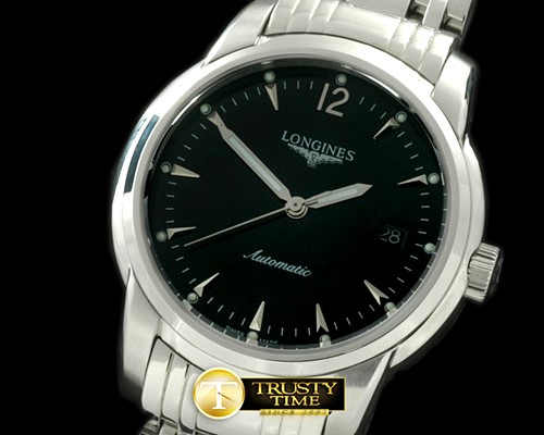 론진 Masters Collection SS/SS Black Asian 28242 -LON010B