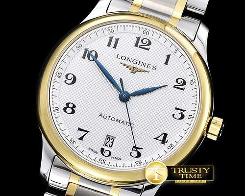 론진 Longines Master Collection YG/SS White/Num MY9015 Mod -LON014A