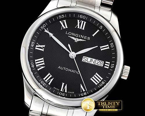 론진 Master Collection DayDate SS/SS LGF Black/Roman A2836 -LON017A