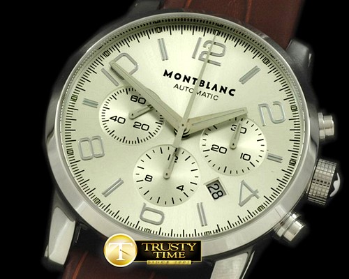 몽블랑 Timewalker Chrono SS/LE White Asia 7753 28800bph -MB044A