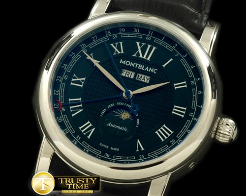 몽블랑 Classic Perpetual Calendar SS/LE Black Asian 2813 -MB049B