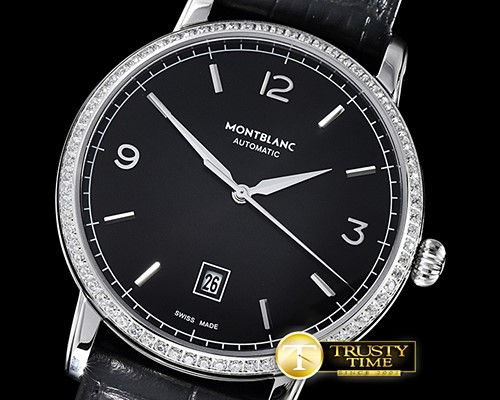 몽블랑 Heritage Chronometrie Diam SS/LE Black MY9015 Mod -MB059B