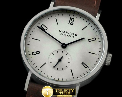 노모스 Tangente SS/LE White Asian 2813 21J -NOM007C