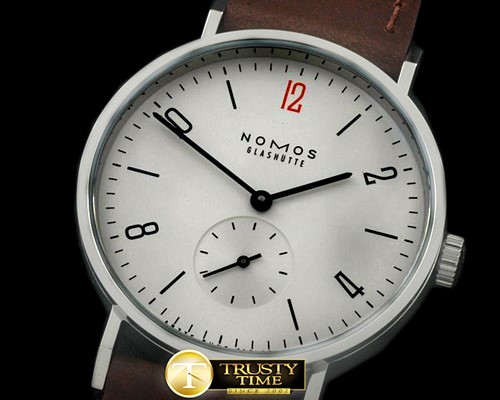 노모스 Tangente SS/LE White Asian 2813 21J -NOM007D