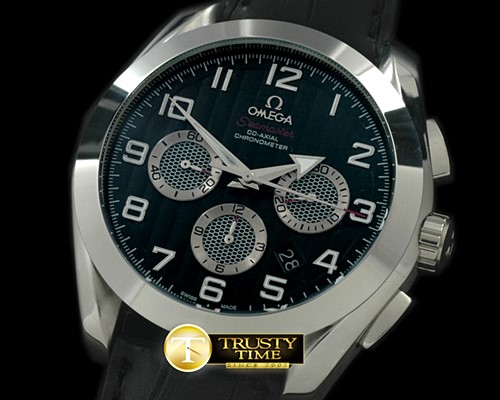 오메가 Aqua terra Chrono SS/LE Black Asian 2813 -OMG0227B
