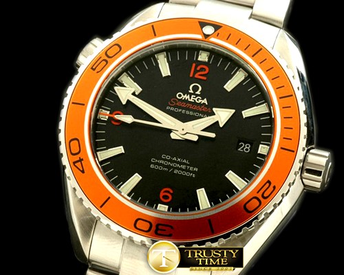 오메가 Planet Ocean 45mm Orange Swiss Eta 28242 -OMG0251