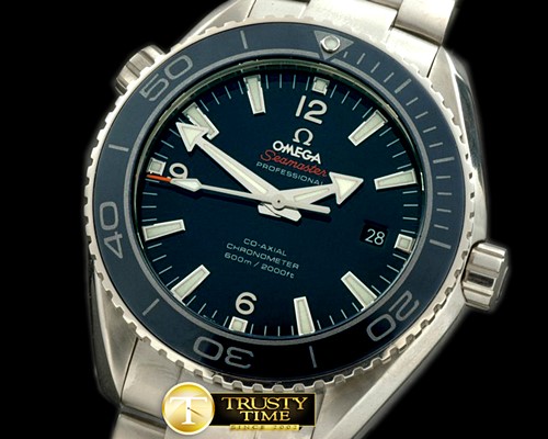 오메가 Planet Ocean 45mm Titanium Blue Swiss Eta 28242 -OMG0252