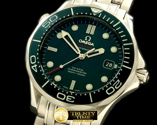 오메가 2012 Seamaster 300M Pro SS/SS Blue Swiss Eta -OMG0263