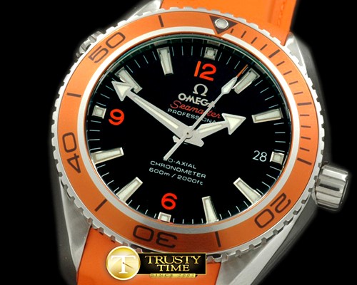 오메가 POcean Ceramic SS/RU Orange Swiss 2824 -OMG0270