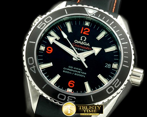 오메가 POcean Ceramic SS/RU Black/Orange Swiss 2824 -OMG0271
