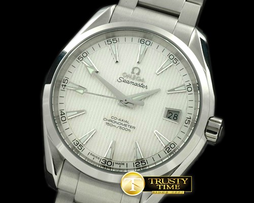 오메가 Aqua Terra Auto SS/SS White Swiss 2836 -OMG0273B