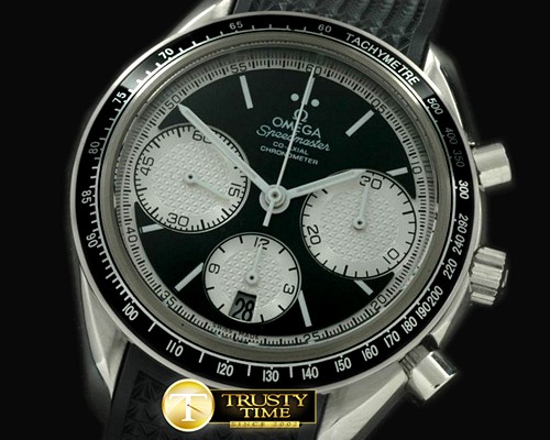 오메가 Speedmaster SS/RU Black/White Stick A7750 28800 -OMG0283A