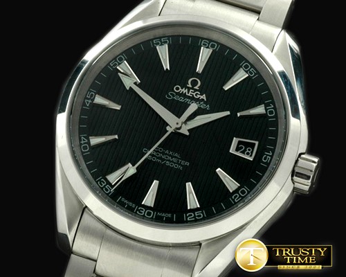 오메가 Aqua Terra Auto SS/SS Black Swiss 2836 -OMG0287