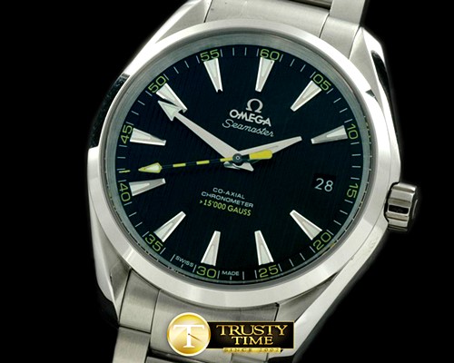 오메가 Aqua Terra Auto SS/SS Black Swiss 2836 -OMG0291
