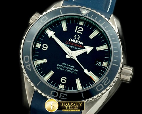 오메가 POcean Ceramic Blue TI/RU Asian Clone 2824 -OMG0293A