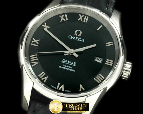 오메가 Deville Co Axial Auto SS/LE Black Asian 2824 -OMG0295A