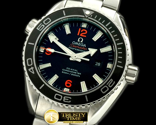오메가 POcean Ceramic SS/SS Black Swiss Eta 28242 -OMG0301B