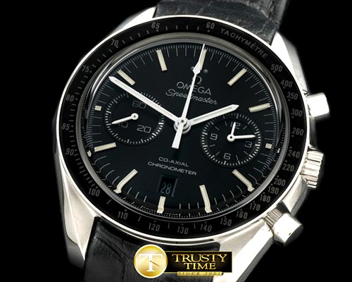오메가 Speedmaster Moon Watch SS/LE Black Stick A7750 -OMG0355