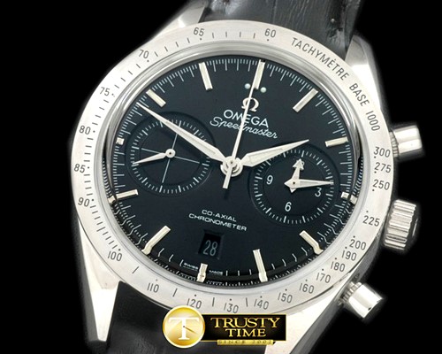 오메가 Speedmaster Moon Watch SS/LE Black Stick A7750 -OMG0358B