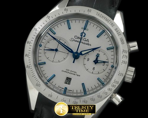 오메가 Speedmaster Broad Arrow SS/LE White Stick A7750 -OMG0371A