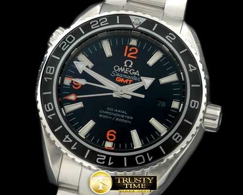오메가 POcean GMT Ceramic Black SS/SS M8205 -OMG0384
