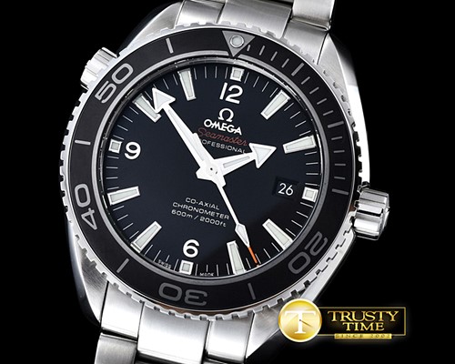 오메가 Planet Ocean 42mm Blk SS/SS Noob Asia 2824 Mod 850 -OMG0443B