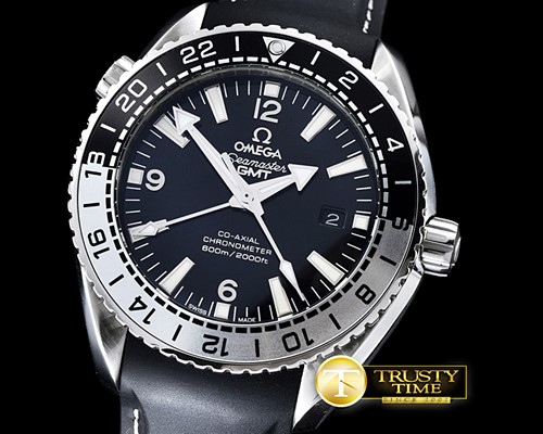 오메가 POcean 42mm GMT Black SS/RU JHF MY8205 -OMG0447B