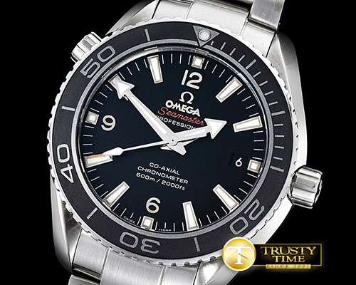 오메가 Planet Ocean Ceramic 42mm SS/SS Blk BP Asia 2824 -OMG0455A