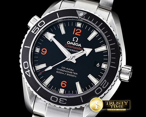 오메가 Planet Ocean Ceramic 42mm SS/SS Blk BP Asia 2824 -OMG0455D