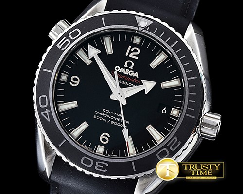 오메가 Planet Ocean Ceramic 42mm SS/RU Blk BP Asia 2824 -OMG0456A