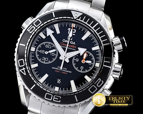 오메가 POcean Chrono JHF SS/SS Black A7750 -OMG0460A