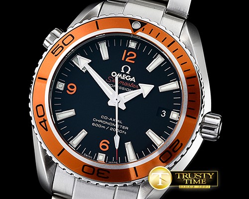 오메가 Planet Ocean 45mm SS/SS Org Bez BP A2824 Mod 8500 -OMG0461A