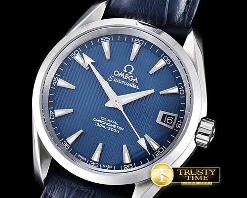 오메가 Aqua Terra 38mm SS/LE Blue A2836 Mod8500 JHF -OMG0464A