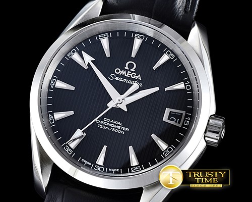 오메가 Aqua Terra 38mm SS/LE Black A2836 Mod8500 JHF -OMG0464D