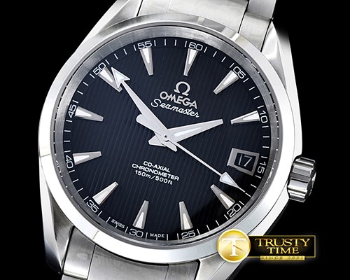 오메가 Aqua Terra 38mm SS/SS Black JHF A2836 Mod8500 -OMG0465G