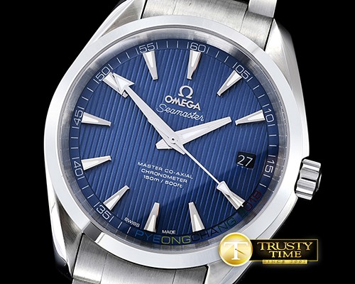 오메가 Aqua Terra W Oly SS/SS Blue JHF A2824 Mod8500 -OMG0471B