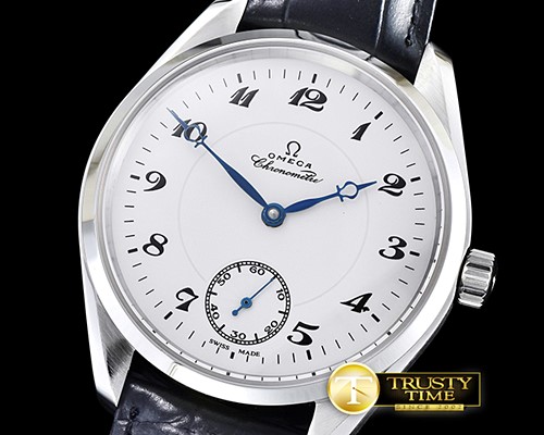 오메가 Aqua Terra XXL Small Secs SS/LE Vintage White Asia HW -OMG0483C