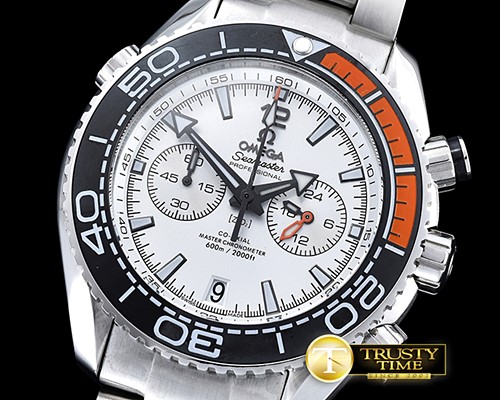 오메가 Basel 2016 POcean Chrono SS/SS White OS20 Quartz -OMG0488A