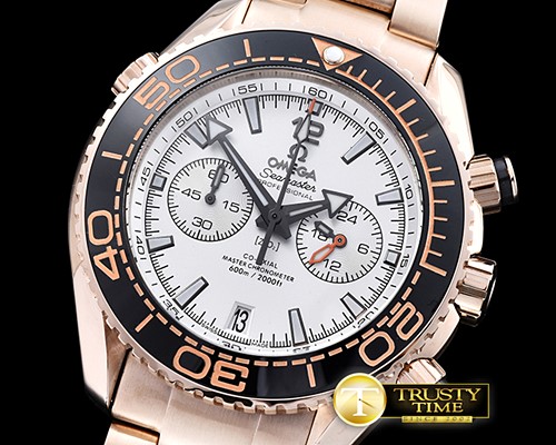 오메가 Basel 2016 POcean Chrono RG/RG White OS20 Quartz -OMG0489A